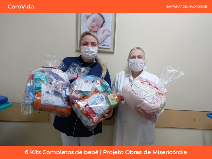 6 Kits Completos de bebê - Projeto Obras de Misericórdia (1)