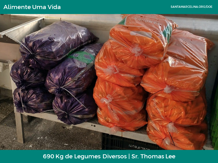 690 Kg de Legumes Diversos - Sr. Thomas Lee
