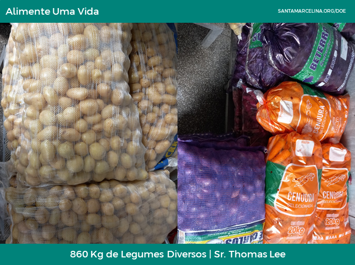 860 Kg de Legumes Diversos - Sr. Thomas Lee